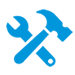 hammer and wrench icon